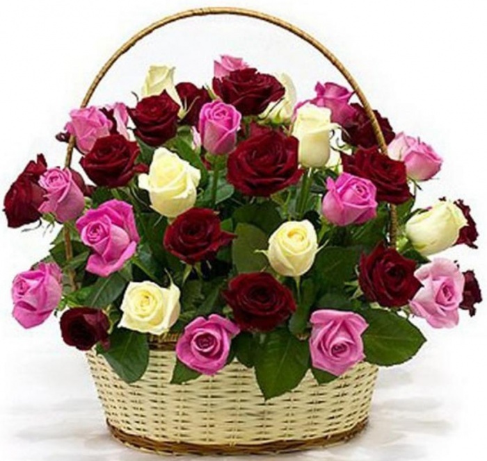 Цветы в корзине 037 - купить с доставкой в Самаре в интернет-магазине  «Букет Юг»