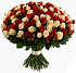 Букет 206 / 101 роза и кустовая роза