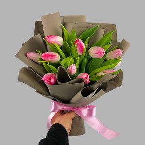 Букет 333 из тюльпанов