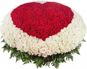 Цветы в корзине 061 / 1001 роза