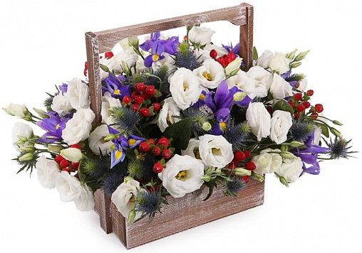 Цветы в коробке 035
